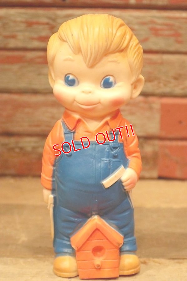 画像1: ct-220601-37 J.L. PRESCOTT Co. / 1968 Boy Squeaky Doll