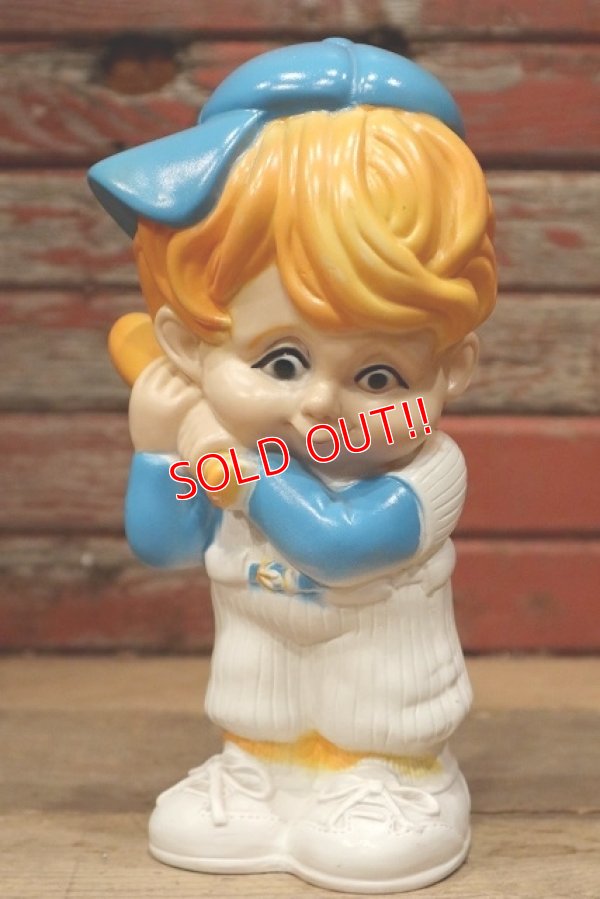 画像1: ct-220601-38 RUSS BERRIE & Co. / 1973 Baseball Boy Coin Bank