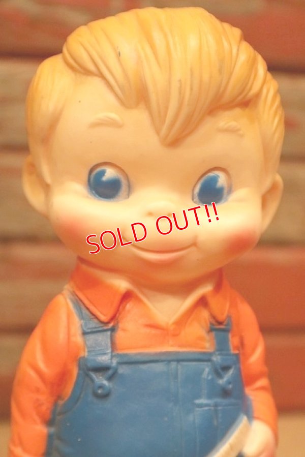 画像2: ct-220601-37 J.L. PRESCOTT Co. / 1968 Boy Squeaky Doll