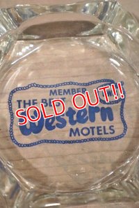 dp-20719-27 Best Western / Vintage Glass Ashtray