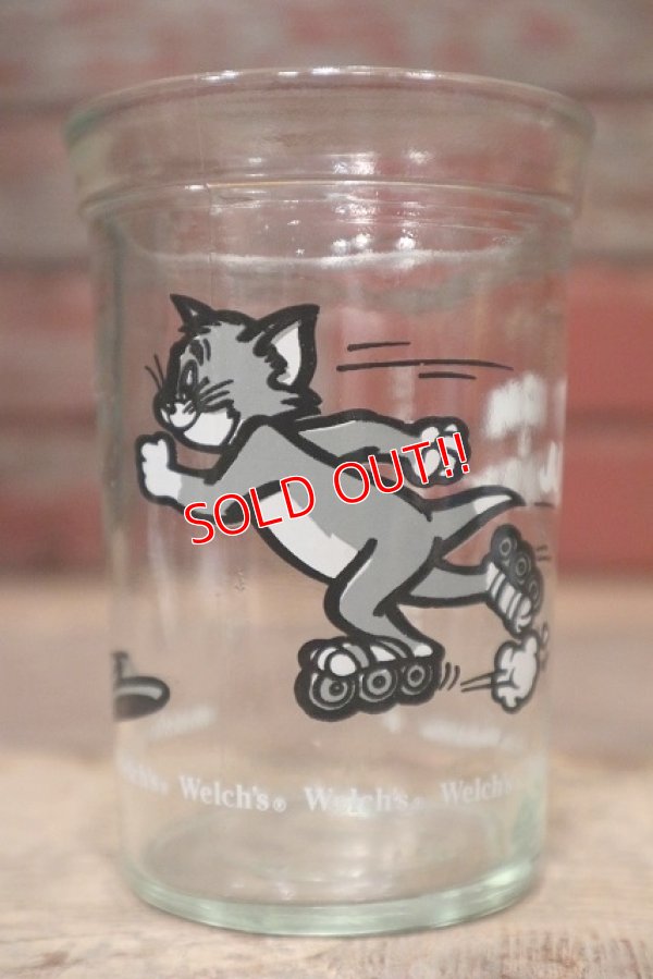 画像1: ct-220719-15 TOM & JERRY / 1990 Welch's Glass "TOM"