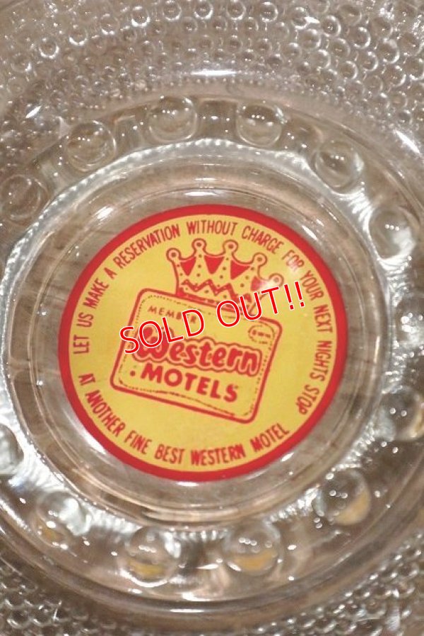 画像1: dp-20719-26 Best Western / Vintage Glass Ashtray