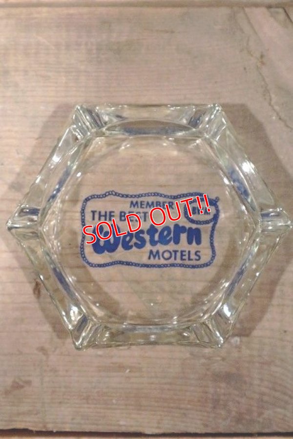 画像2: dp-20719-27 Best Western / Vintage Glass Ashtray