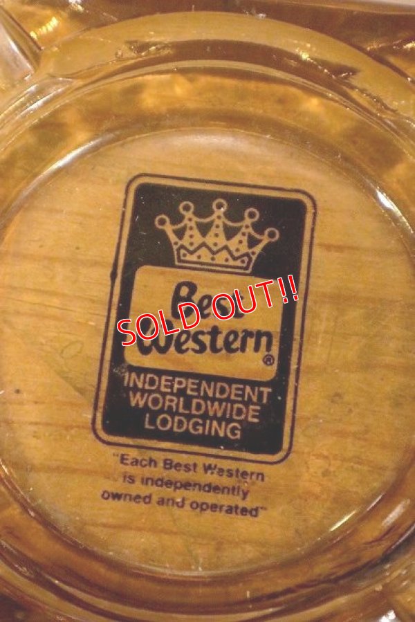 画像1: dp-20719-28 Best Western / Vintage Glass Ashtray