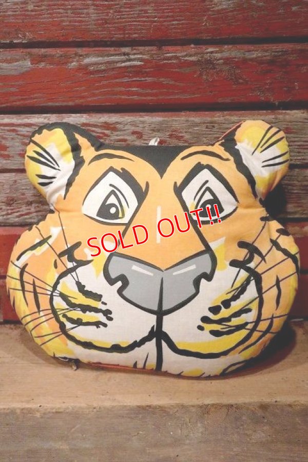 画像1: ct-220501-55 Esso / Tango Tiger 1960's Pillow Cushion