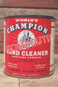 dp-20719-11 World's CHAMPION / HAND CLEANER Vintage Can