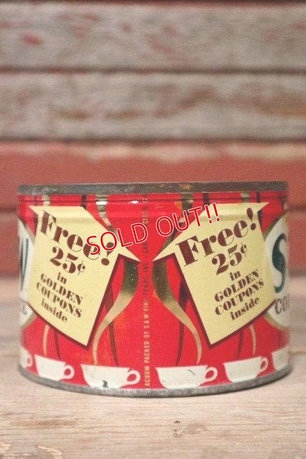画像4: dp-20719-14 S and W COFFEE / Vintage Tin Can