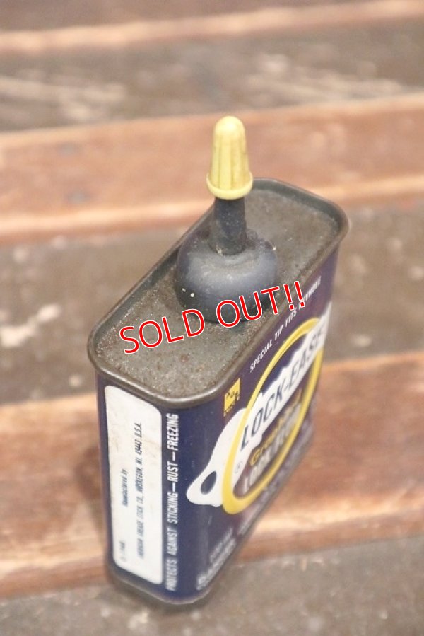画像5: dp-220401-238 LOCK-EASE / Graphited LOCK FLUID Vintage Handy Can