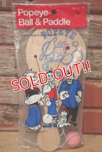 ct-220601-80 Popeye the Sailor / 1970's Ball & Paddle