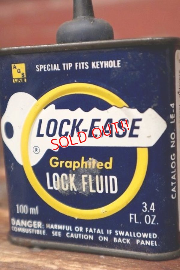 画像2: dp-220401-238 LOCK-EASE / Graphited LOCK FLUID Vintage Handy Can
