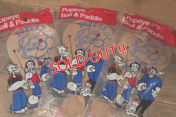 画像6: ct-220601-80 Popeye the Sailor / 1970's Ball & Paddle