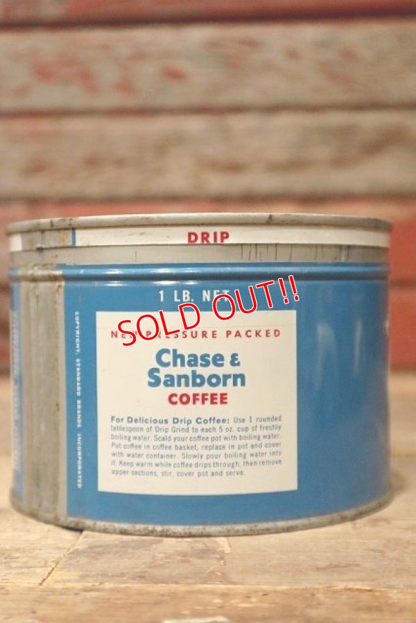 画像2: dp-20719-16 Chase & Sanborn COFFEE / Vintage Tin Can