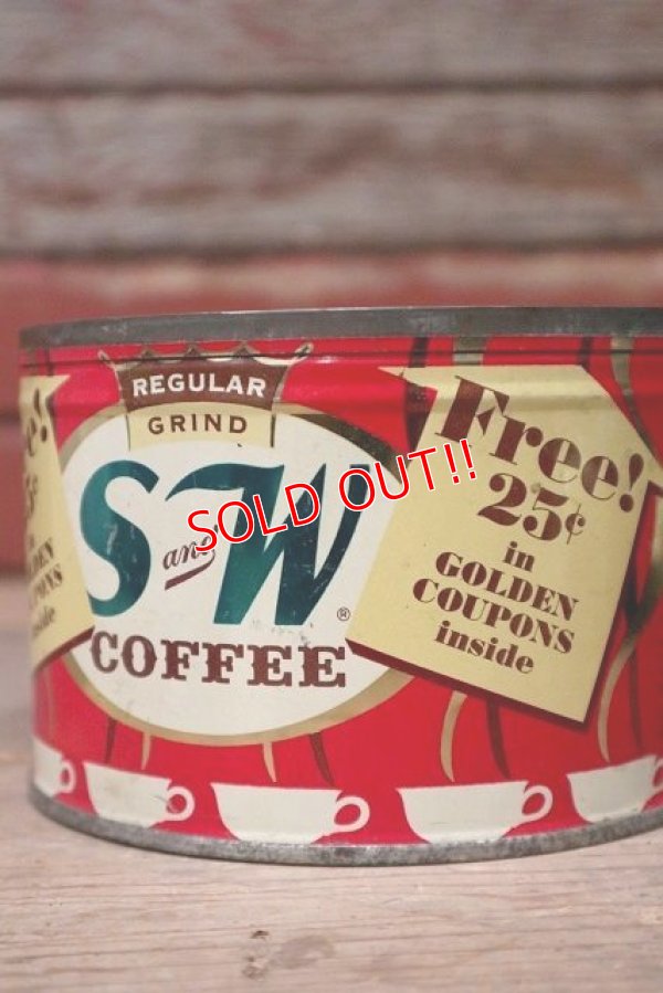 画像2: dp-20719-14 S and W COFFEE / Vintage Tin Can