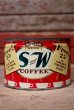 画像1: dp-20719-14 S and W COFFEE / Vintage Tin Can (1)