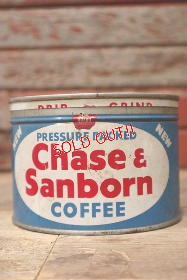 画像1: dp-20719-16 Chase & Sanborn COFFEE / Vintage Tin Can