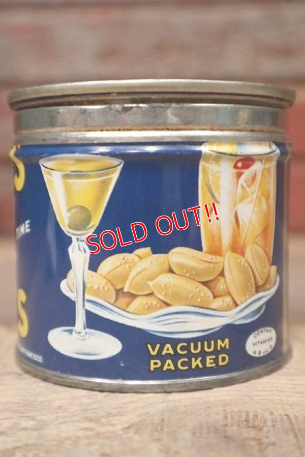 画像4: dp-220719-10 PLANTERS / MR.PEANUT 1950's Tin Can