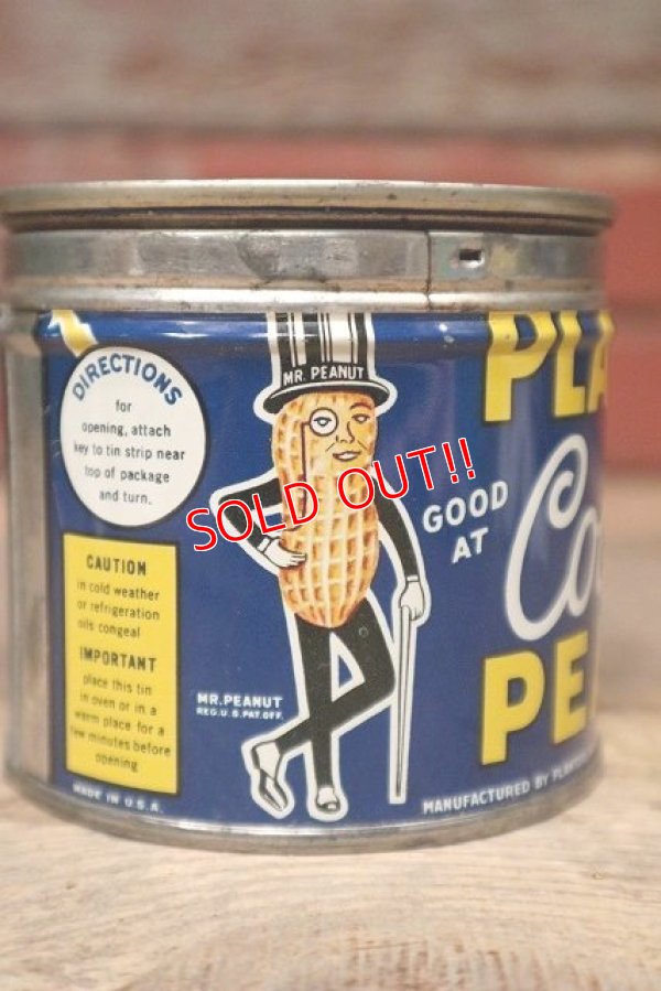 画像2: dp-220719-10 PLANTERS / MR.PEANUT 1950's Tin Can
