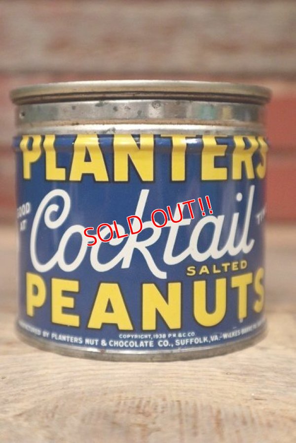 画像3: dp-220719-10 PLANTERS / MR.PEANUT 1950's Tin Can