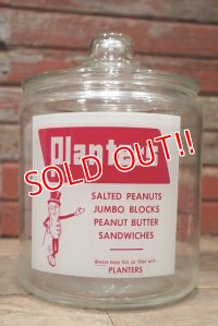 ct-220719-99 PLANTERS / MR.PEANUT 1960's Glass Jar