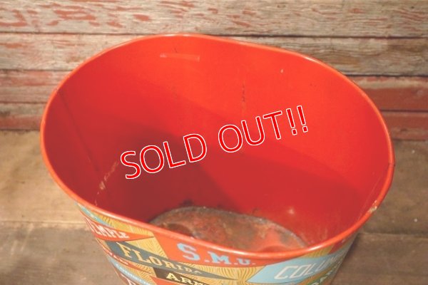 画像8: dp-220801-03 College Pennant / CHEINCO 1960's Trash Can