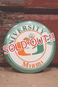 nt-220801-01 UNIVERSITY OF Miami / Miami Hurricanes "Sebastian the Ibis" 1990's Pinback