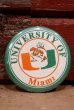 画像1: nt-220801-01 UNIVERSITY OF Miami / Miami Hurricanes "Sebastian the Ibis" 1990's Pinback (1)