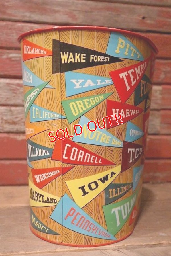 画像3: dp-220801-03 College Pennant / CHEINCO 1960's Trash Can