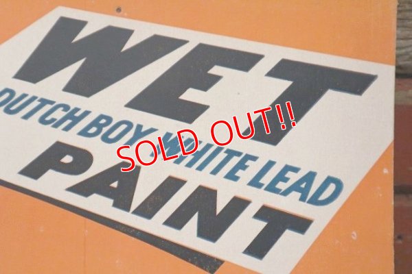 画像3: dp-220801-01 Dutch Boy / 1940's WET PAINT Paper Sign