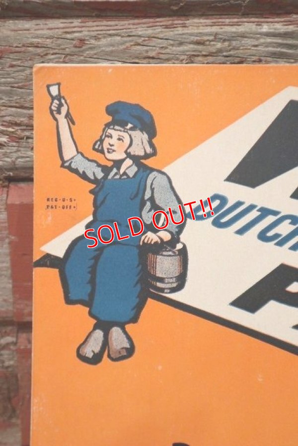 画像2: dp-220801-01 Dutch Boy / 1940's WET PAINT Paper Sign