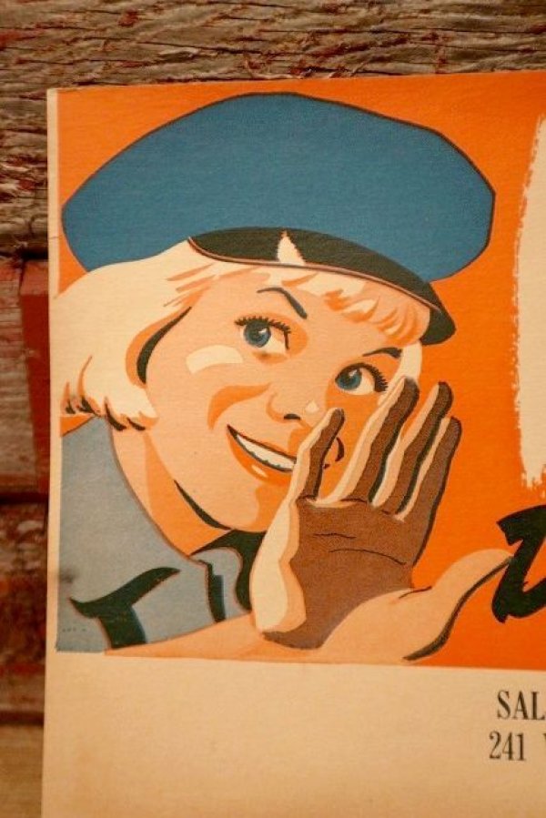 画像2: dp-220801-01 Dutch Boy / 1950's〜 WET PAINT Paper Sign (B)