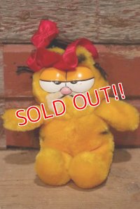 ct-220719-18 Garfield / DAKIN 1989's Plush Doll "Party Hat"