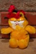 画像1: ct-220719-18 Garfield / DAKIN 1989's Plush Doll "Party Hat" (1)