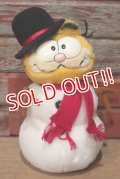 ct-220719-24 Garfield / DAKIN 1980's Plush Doll "Snowman"