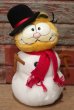 画像1: ct-220719-24 Garfield / DAKIN 1980's Plush Doll "Snowman" (1)