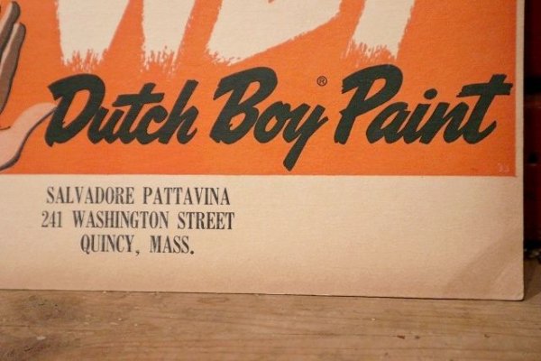 画像4: dp-220801-01 Dutch Boy / 1950's〜 WET PAINT Paper Sign (B)