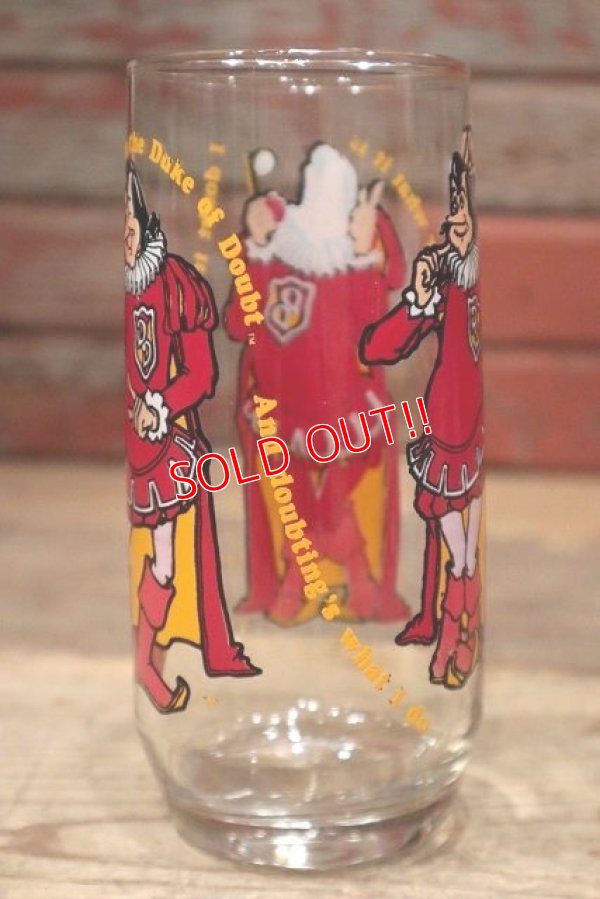 画像4: gs-220801-06 Burger King / 1979 Collectors Series Glass "Duke of Doubt"