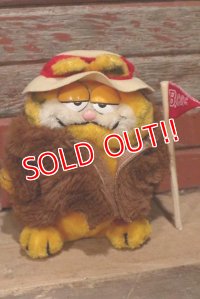ct-220719-25 Garfield / DAKIN 1980's Plush Doll "Pennant"