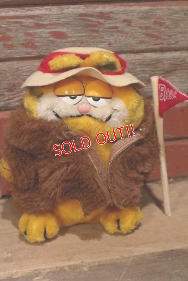 画像1: ct-220719-25 Garfield / DAKIN 1980's Plush Doll "Pennant"