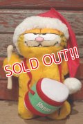 ct-220719-23 Garfield / DAKIN 1980's Plush Doll "Happy Holidays"