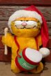 画像1: ct-220719-23 Garfield / DAKIN 1980's Plush Doll "Happy Holidays" (1)