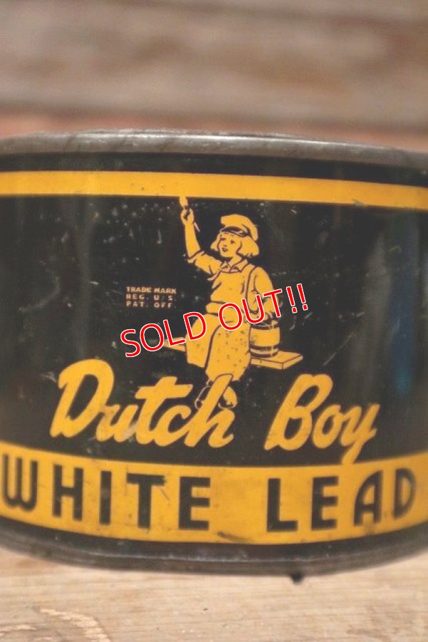 画像2: dp-220801-29 Dutch Boy / 1960's WHITE LEAD Can
