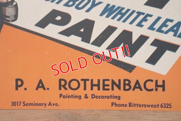 画像4: dp-220801-01 Dutch Boy / 1940's WET PAINT Paper Sign