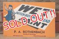 dp-220801-01 Dutch Boy / 1940's WET PAINT Paper Sign