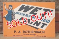 dp-220801-01 Dutch Boy / 1940's WET PAINT Paper Sign