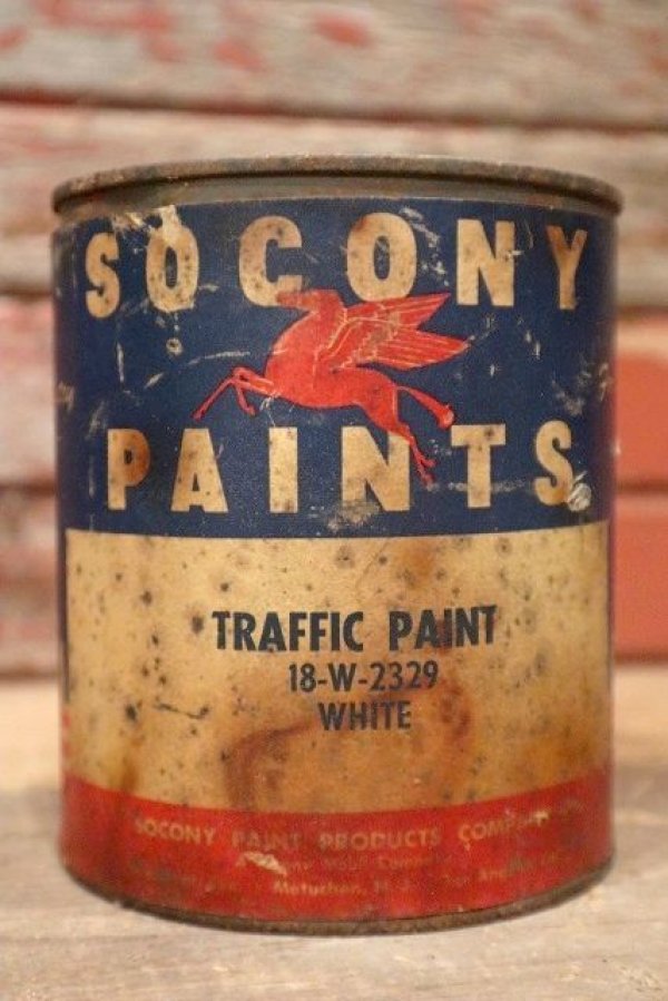 画像1: dp-220801-07 SOCONY PAINTS / Vintage One U.S. Quart Can