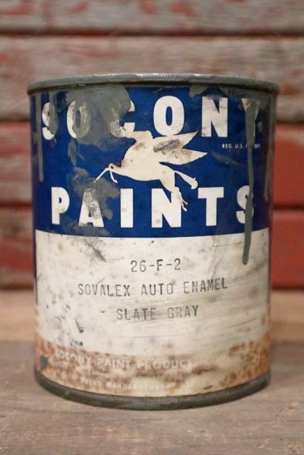 画像1: dp-220801-06 SOCONY PAINTS / Vintage One U.S. Quart Can