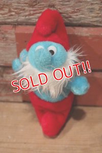 ct-220719-56 Papa Smurf / 1980's Plush Doll (SS)