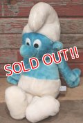 ct-220719-64 Smurf / 1980's Plush Doll (Large)