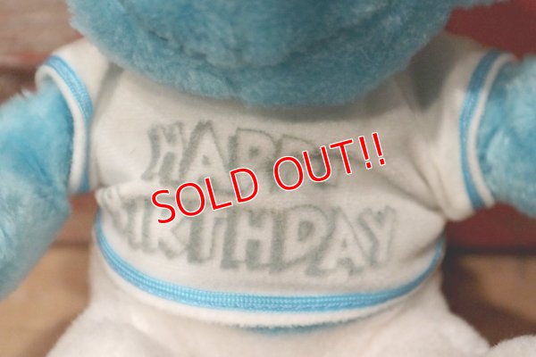 画像3: ct-220719-61 Smurf / 1980's Plush Doll "HAPPY BIRTHDAY"