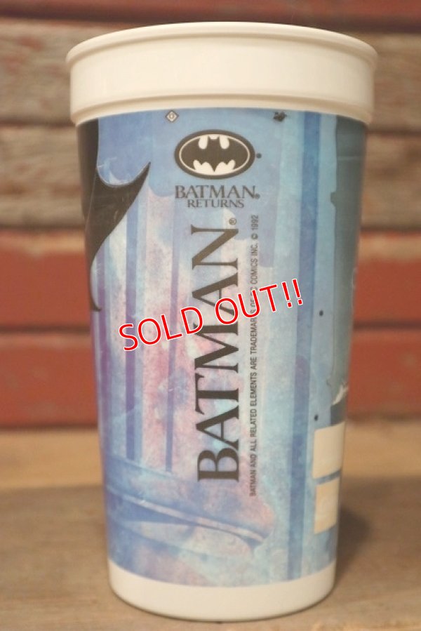 画像2: ct-131122-30 BATMAN RETURNS / BATMAN 1992 McDonald's Plastic Cup